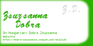 zsuzsanna dobra business card